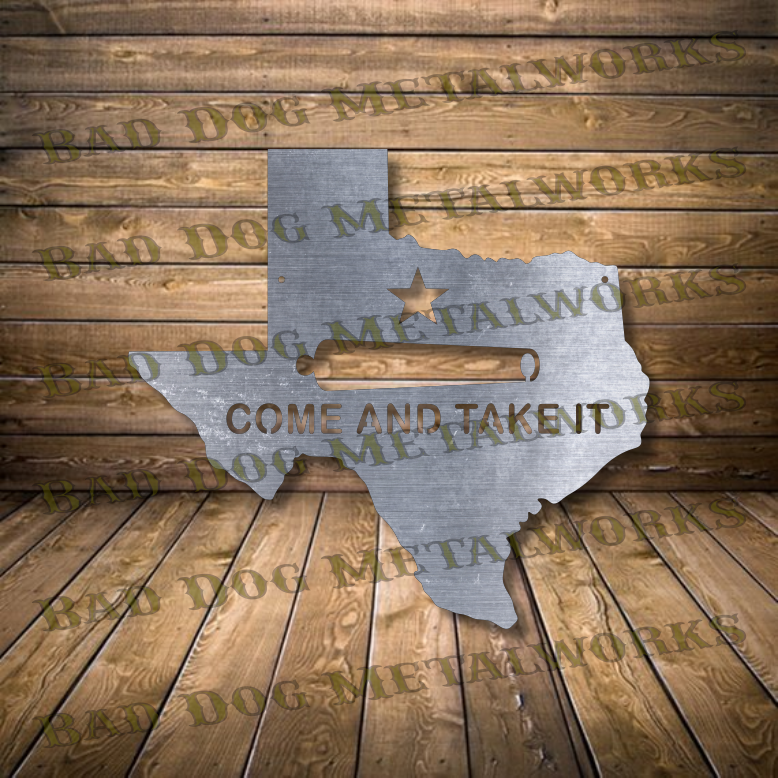 Texas Come and Take It - Dxf and Svg