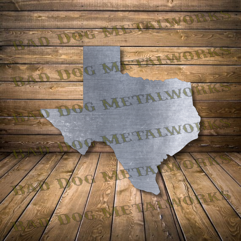 Texas State Outline - Dxf and Svg