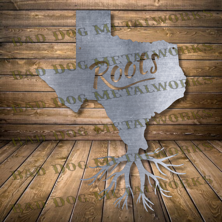 Texas Roots - Dxf and Svg
