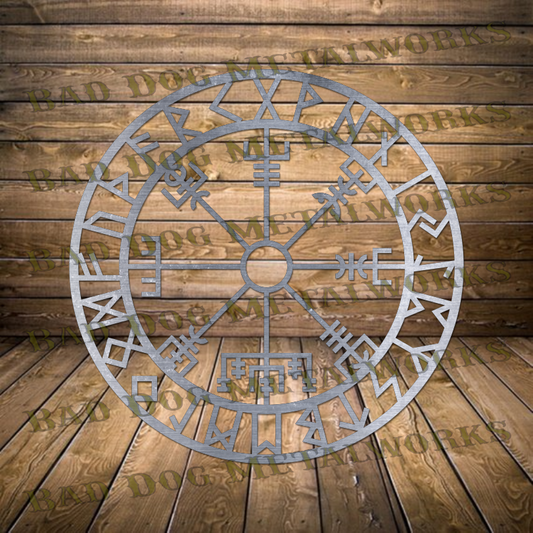 Vegvisir Viking Compass - Dxf and Svg