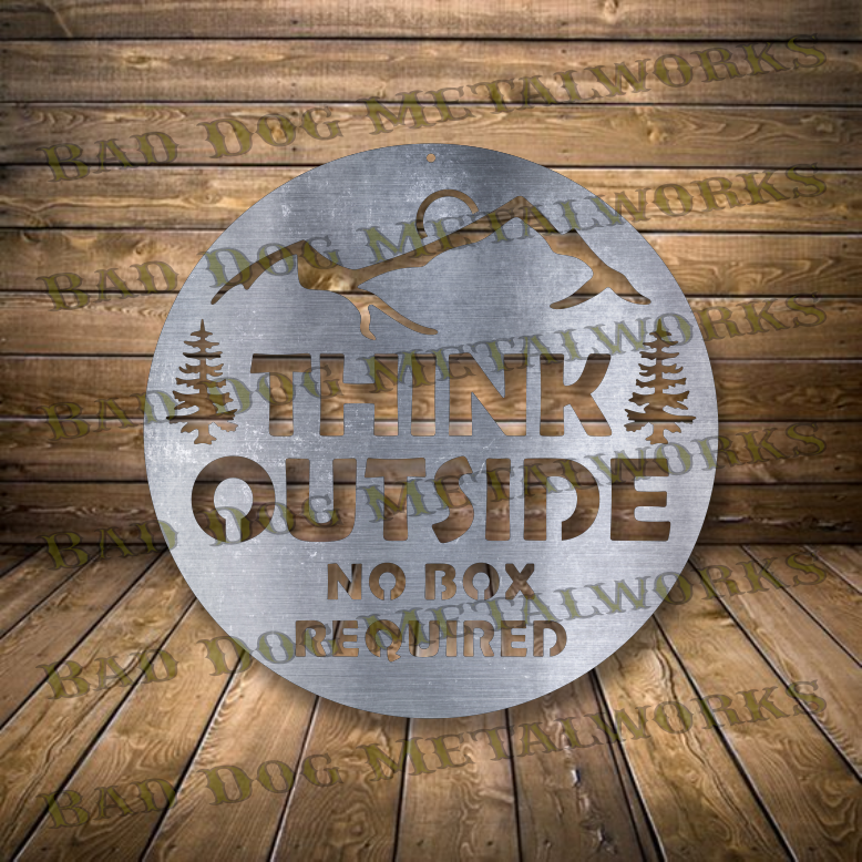 Think Outside No Box Required - Dxf and Svg