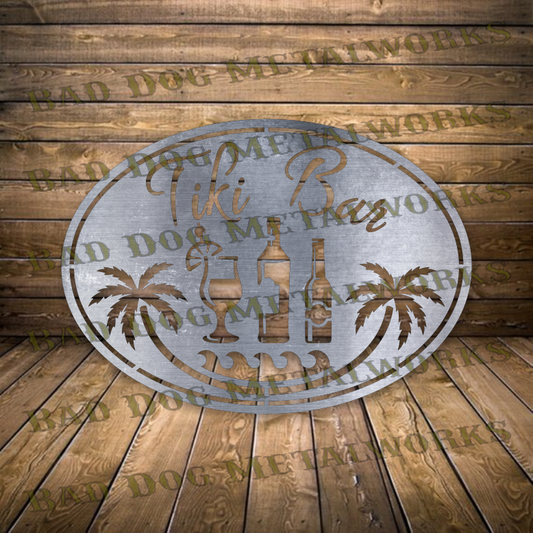 Tiki Bar - Dxf and Svg