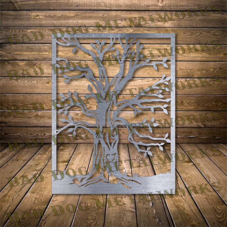 Framed Tree - Dxf and Svg