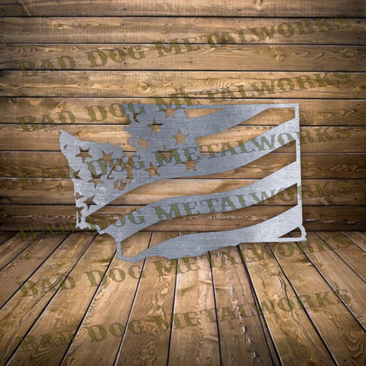 Washington American Flag - Dxf and Svg