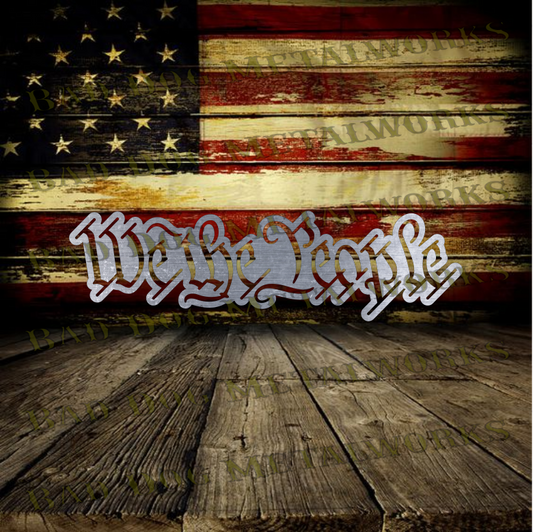 We the People Font - Dxf and Svg