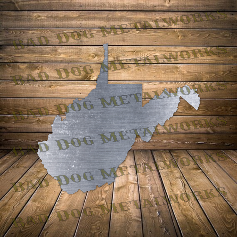 West Virginia State Outline - Dxf and Svg