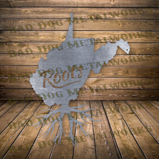 West Virginia Roots - Dxf and Svg