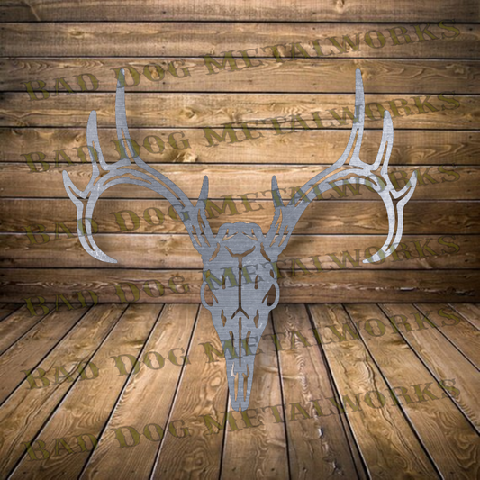 Whitetail Deer Skull - Dxf and Svg