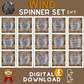 Wind Spinner Set 2 - Svg and Dxf