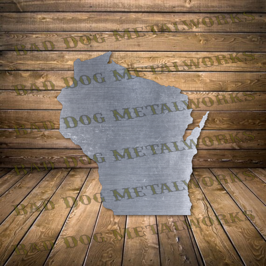 Wisconsin State Outline - Dxf and Svg