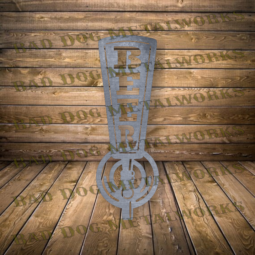 Beer Tap Handle - Dxf and Svg