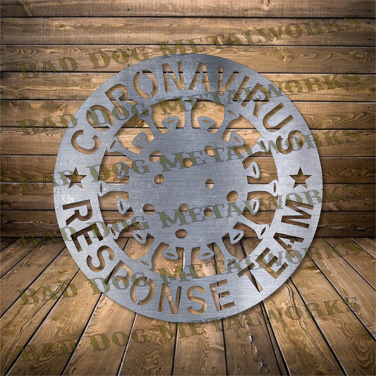 Coronavirus Response Team - Dxf and Svg