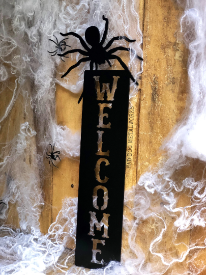 Spider Welcome Plaque