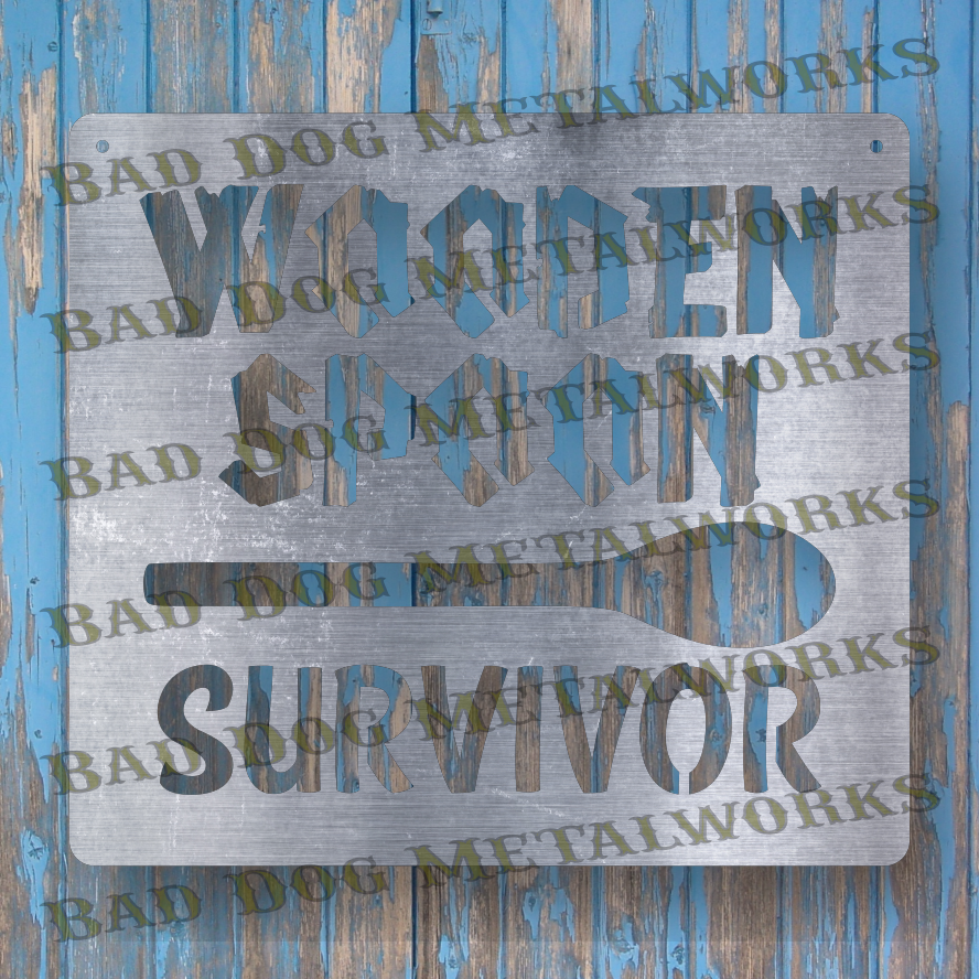 Wooden Spoon Survivor - Dxf and Svg
