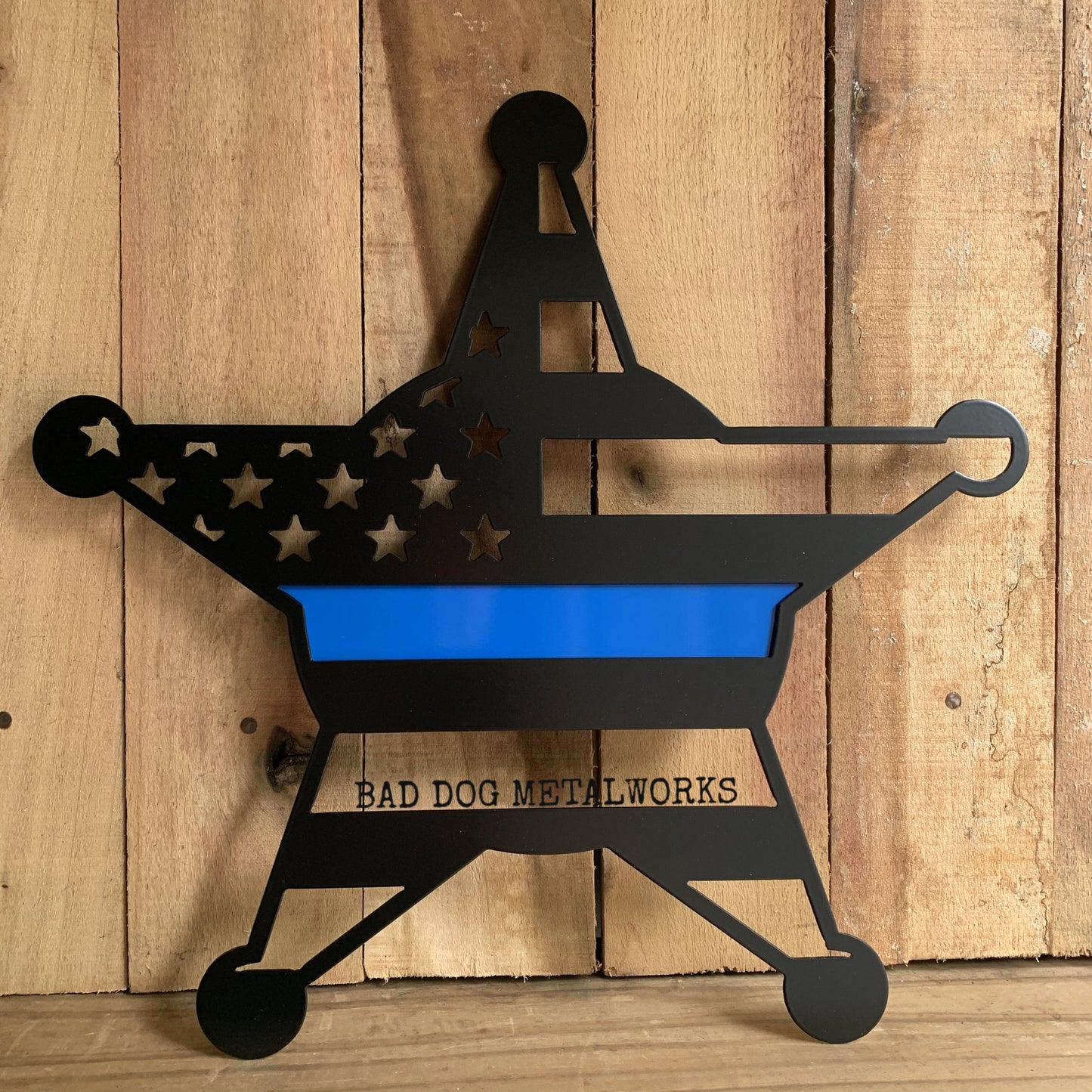 Sheriff Star Badge Flag